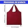 4 Bolsas Compra Reutilizables Plegables Ecológicas Lavables Ligeras