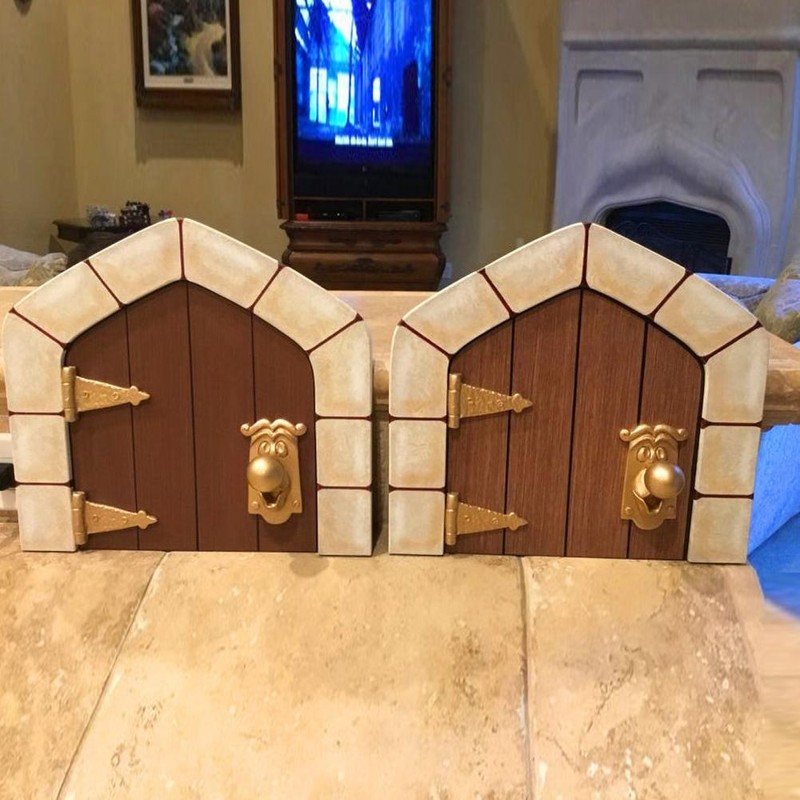 Fairy Doors Wooden Handmade Crafts Miniature Doors for Fairies Elves