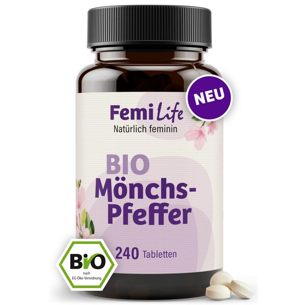 FemiLife® BIO Mönchspfeffer - 4:1 Extrakt aus Agnus Castus (10mg