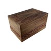 Indian Glance Wooden Urn Box - Urn for Human Ashes