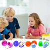 24Pcs Easter Egg Set Plastic Eggs with Bunny Toy Funny