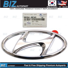 Hyundai Genuine Front Bumper Emblem Symbol Mark for 2022-2023 Hyundai Kona 86354-J9CA0