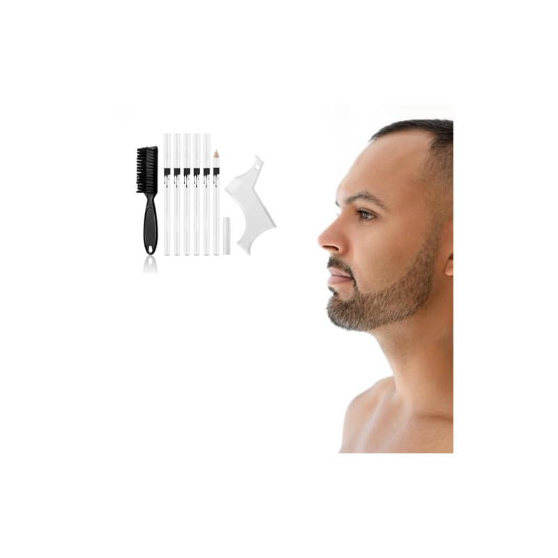White Barber Pencil Set - Edge Hairline Razor Trace Pencils