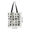 DigiTizerArt Canvas Tote Bag for Women with Inner Pocket Aesthetic