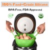 Silicone Steamer Basket | Foldable, Space-Saving | Fits 6,8 Qt