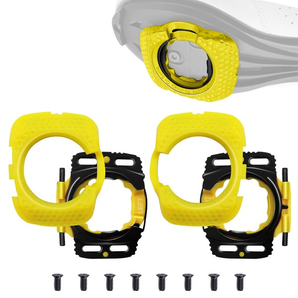 alltoo Cycling Shoes Cleats, Bike Cleats Self-Locking, Quick Release, Aerodynamic