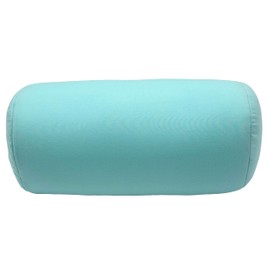 Mushy Pillows Microbead Roll Bolster Travel Neck Support Pillow and Post-Surgery Therapy Pillow (Light Blue)