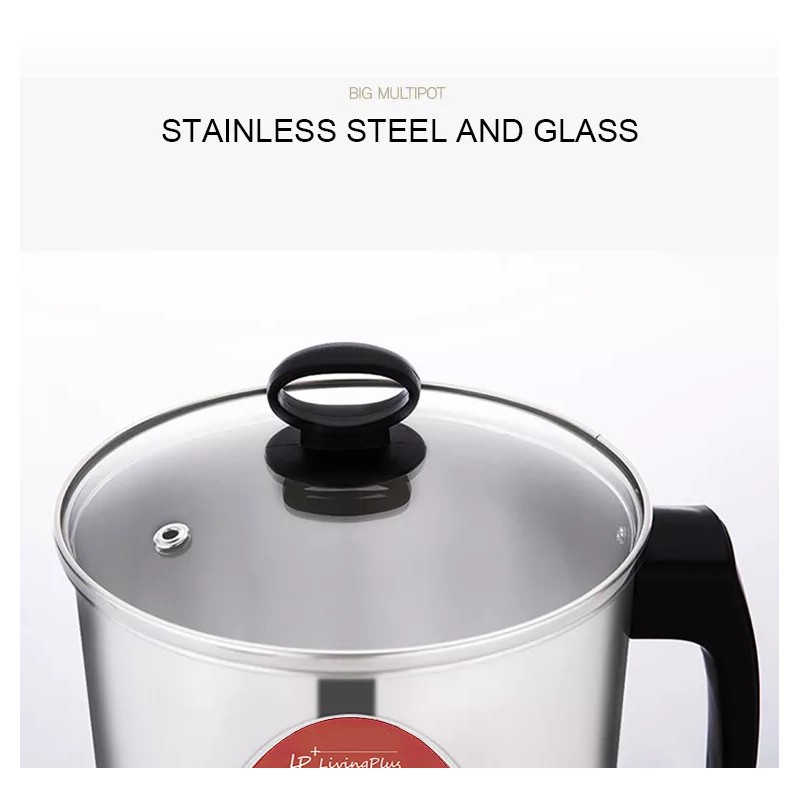 LP Electric Multi Pot, Steamer with Wire Rack, Bowl for