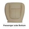 Priprilod Tan Leather Passenger Side Bottom Replacement Seat Cover Compatible