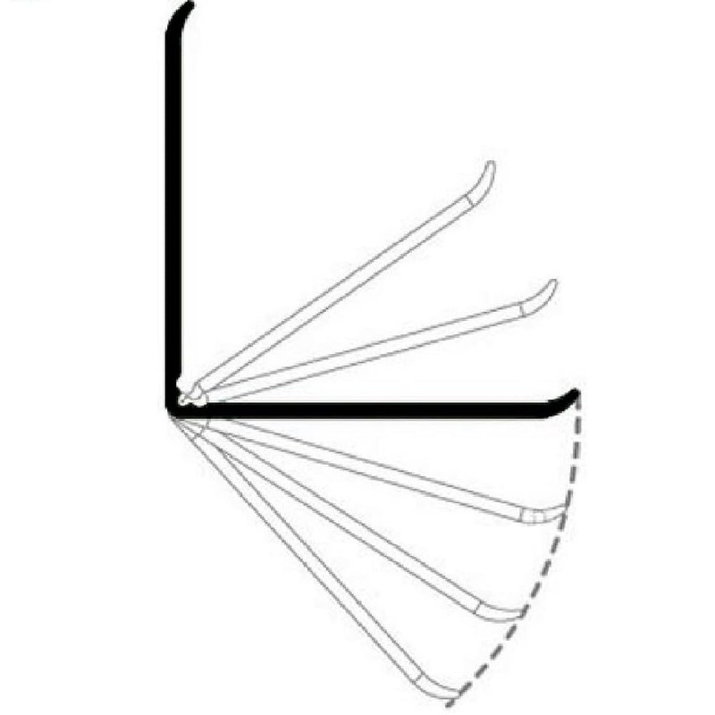 White UPVC Plastic Flexible Angle trim 25mm x 25mm x
