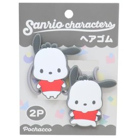 I Planning Sanrio Characters Hair Rubber 2-Piece Set Pochacco K9715E