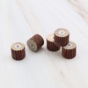 EMSea 80/120/240/320/600 Flap Wheel Sandpaper Sanding with Handle for Rotary