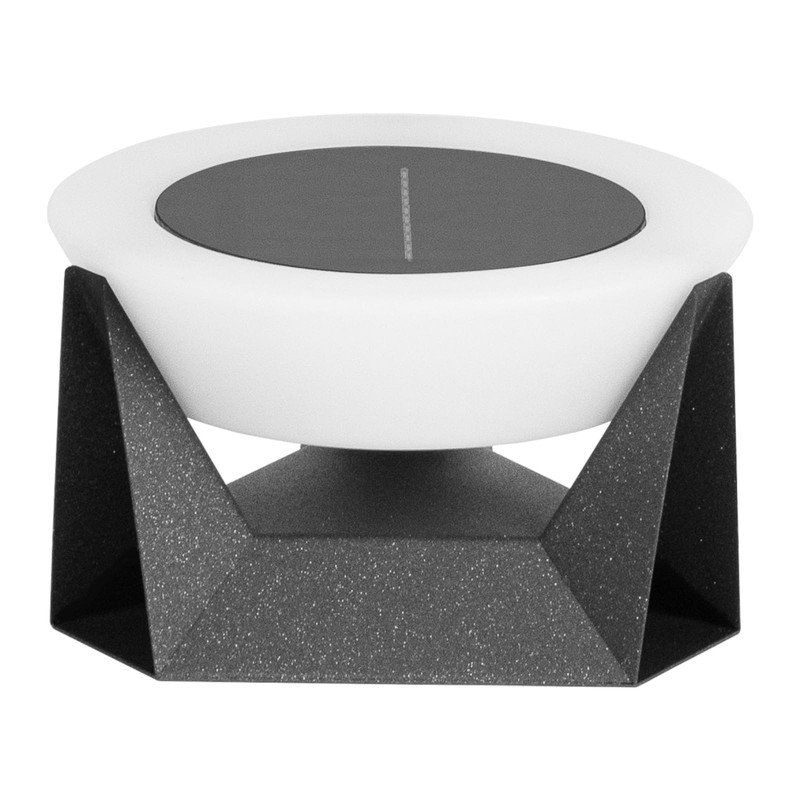 MVBT 7.1" Dia Solar Table Lamp, Outdoor Solar Lanterns, Solar