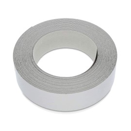 Edge Supply Dark Grey Melamine 13/16 inch X 50 ft roll Edge Banding – Pre-glued Flexible Edging – Easy Application Iron-On Edging for Cabinet Repairs, Furniture Restoration
