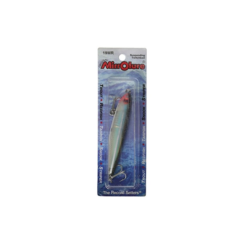 Mirrolure Mirrominnow - Señuelo de Pesca con Anzuelo, Parte Trasera