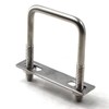 M8x60x120mm Square U Bolt 304 Stainless Steel Tie Down U