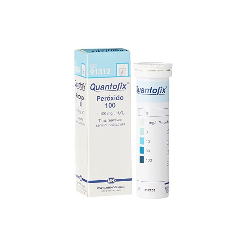 Quantofix 1138902 Hydrogen Peroxide 100 Reagent Test Strips for testing