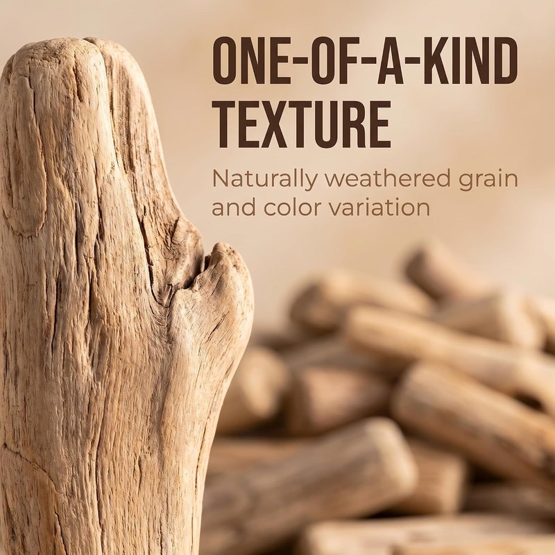 Craft Sticks, 20Pcs Mini Wood Log for Rustic Home Decor