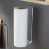 ZUNTO Wall Mounted Paper Towel Holder with Shelf for Garage,