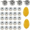 4 PCS Bobbin Cases with 25 Sewing Machine Bobbins with