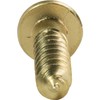 #14 x 1-1/2" Round Head Wood Screws, Solid Brass, Slotted