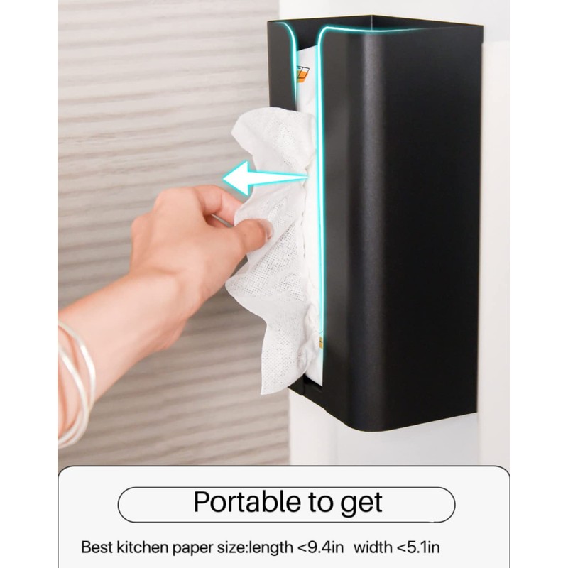 Magnetic Suction Plastic Bag Holder - Grocery Bag Dispenser -