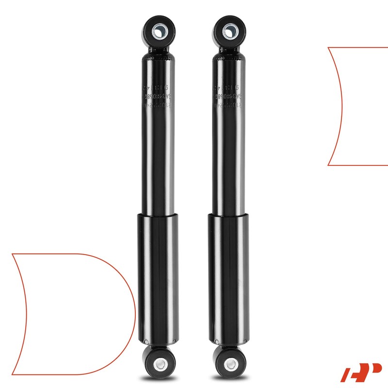 A-Premium Rear Shock Strut Absorbers Compatible with Fiat 500 2012
