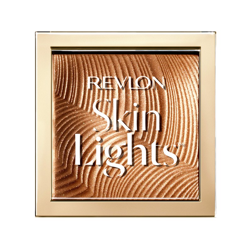 Revlon Skinlights Prismatic Powder Bronzer, Translucent-to-Buildable Coverage, 110 Sunlit Glow,