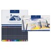 FABER-CASTELL Goldfer Watercolour Pencils, 36 Metal Case, 1 Pack, Pack
