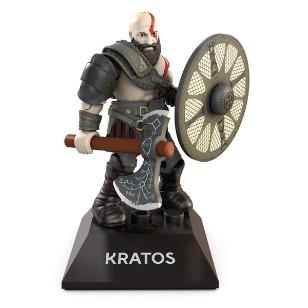 Mega Construx Pro Builder God of War Kratos Figure