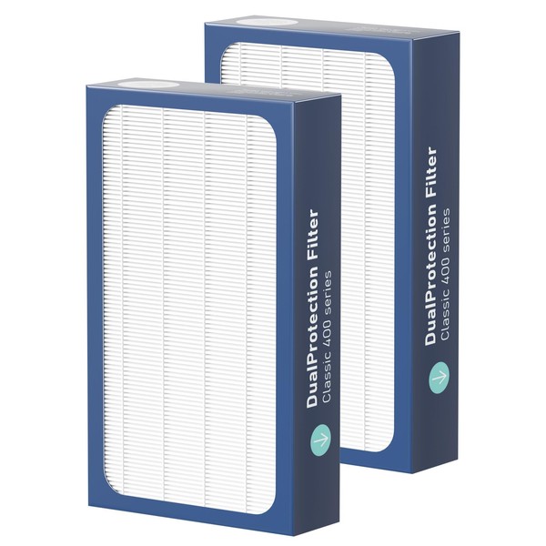 Classic 400 Series DualProtection Filter Replacement Compatible with BLUEAIR Classic