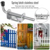 Gate Latch, Pack of 2 Spring Latches 304 Stainless Steel,