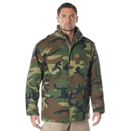 7998 Ultra Force Woodland Camouflage M-65 Field Jacket (4X-Large)