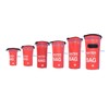 DonDon Waterproof Outdoor Dry Bag for Your Valuables, red