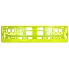 TAPORT® YELLOW NEON CAR REGISTRATION HOLDER FOR ANY CAR ,