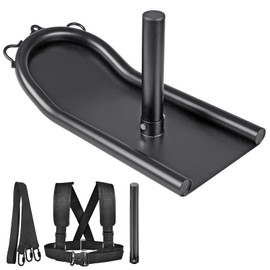 Kipika Weight Sled, Fitness Strength & Speed Training Sled for Athletic Exercise, Suitable for 1' & 2' Weight Plates