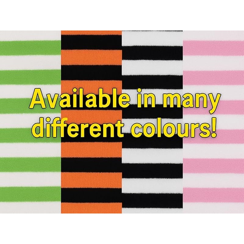 MYSASI Children's Striped Tights Size. 6-8 years. Red and Black.