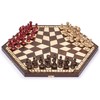 Husaria Wooden Three-Player Chess Game Set - 21 Inches -