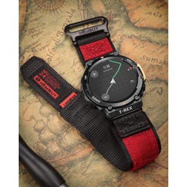 torbollo Watch Bands Compatible with T-Rex 2, Soft Sport Hoop and Loop Wide Strap Adjustable Wristbands Replacement