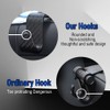 4Pack Car Seat Headrest Hook, Carbon Fiber Car Hook, Auto
