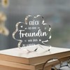 Beste Freundin Geschenke, Geschenk Freundin Geburtstag, 10.43cm Acryl-Dekoständer, Freundschaft Geschenk