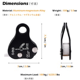 TRIWONDER Climbing Pulley Pulley Micro Pulley Climbing Transport Tree Climbing Pulley (Single Pulley - Orange)