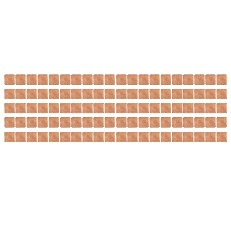 100pcs Copper Pad Shim Thermal Conductivity Burr Free Copper Shim