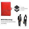 Leather Passport Holder for Travel: RFID Blocking Passport Cover -