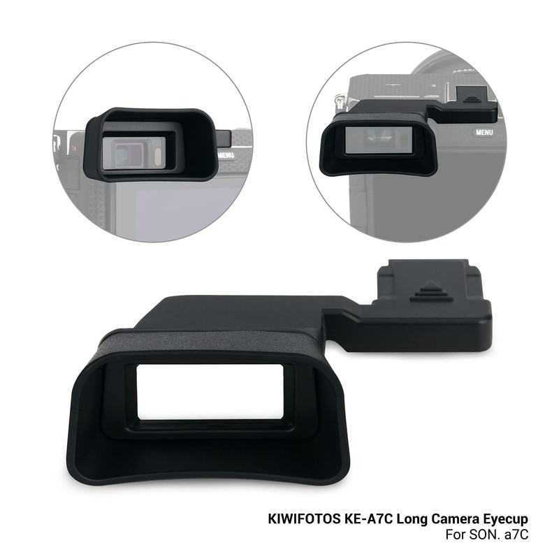 Kiwifotos Soft Eyecup Eyepiece Compatible with Sony Alpha a7C Viewfinder