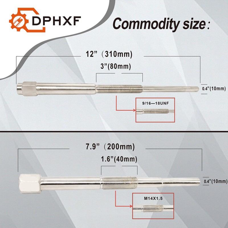 DPHXF Hardened Primary & Secondary Clutch Puller Tool kit. Contains