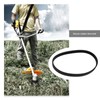 Mower Drive Belt 6PJ490 Rubber Black 14 mm Width 490
