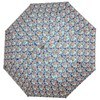 PERLETTI Multicoloured Automatic Umbrella for Women with Dots - Pocket