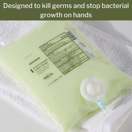 McKesson Antimicrobial Lotion Soap with Aloe - Herbal Scent - Refill Bag, 1000 mL, 10 Count