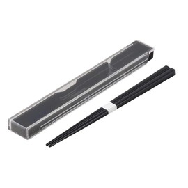 Chopsticks & Chopsticks Case Set (M) Black